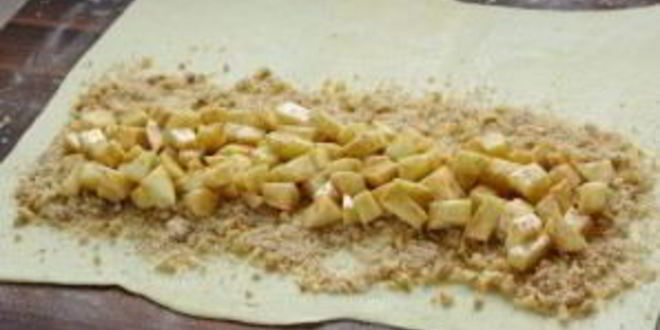 Рецепт штруделя с яблоками