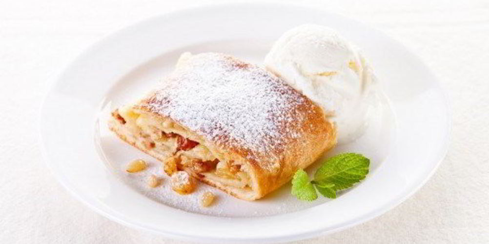 Как приготовить венского штруделя с яблоками и корицей