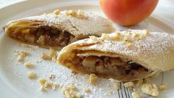 Рецепт Венского яблочного штруделя