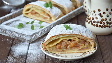 Рецепт Яблочно-грушевого штрудель