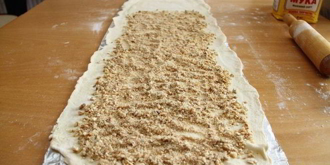 Рецепт яблочно-вишневого штрудель