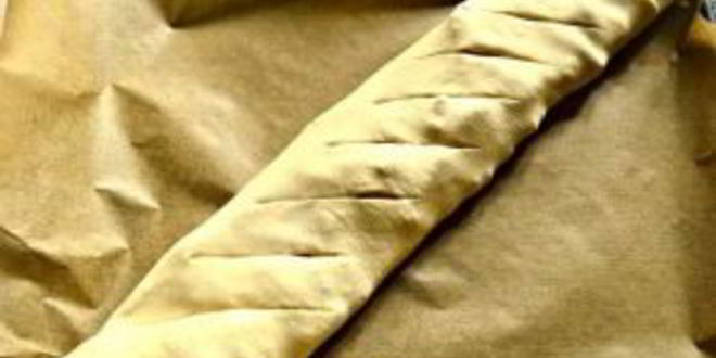 Рецепт яблочного штруделя из слоеного бездрожжевого теста