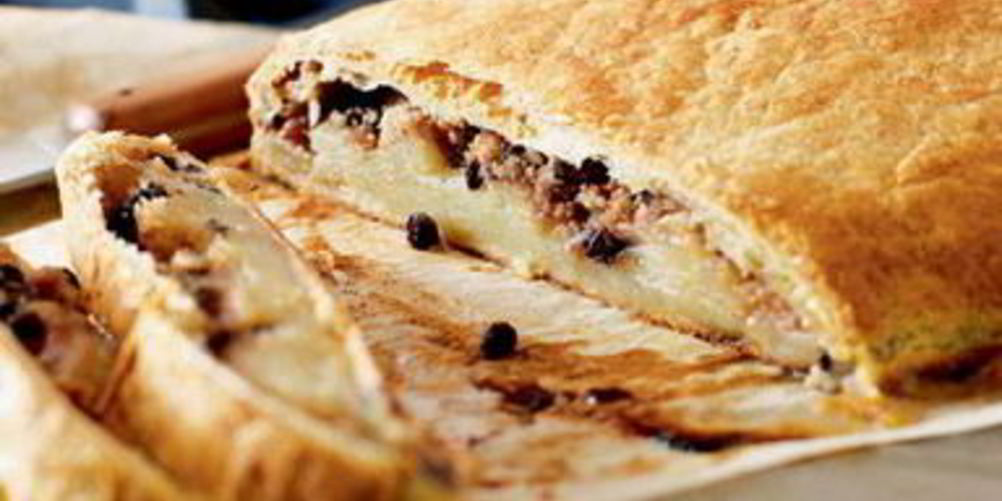 Как приготовить яблочного штруделя с орехами