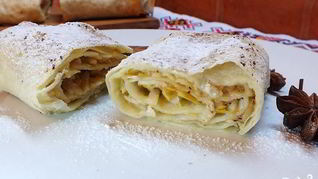 Рецепт Яблочного штруделя