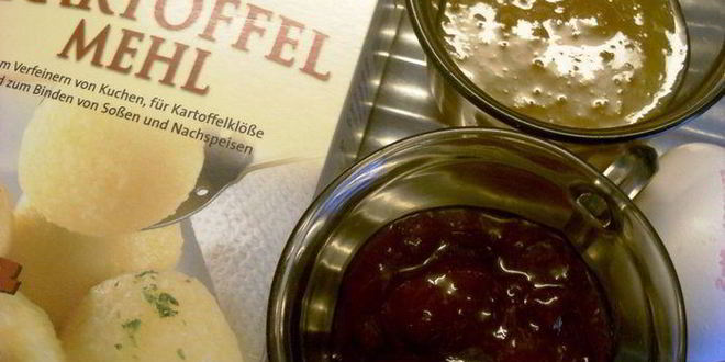 Рецепт слоек с абрикосовым джемом и сливовым конфитюром