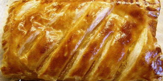 Рецепт слоек с абрикосовым джемом и сливовым конфитюром
