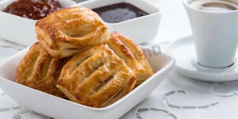 Как приготовить слойки с джемом из слоеного теста