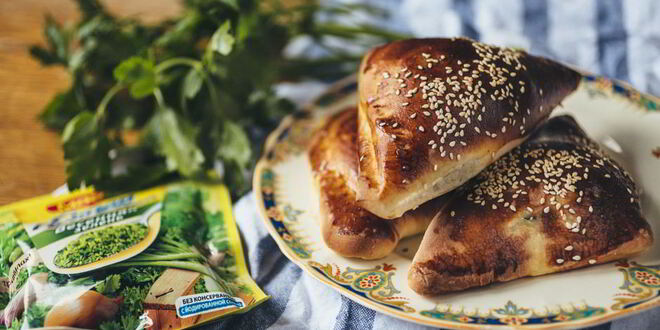 Рецепт слоек с фетой и шпинатом