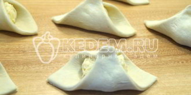 Рецепт слоек с сыром