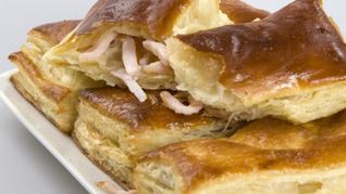 Рецепт Слоек с ветчиной