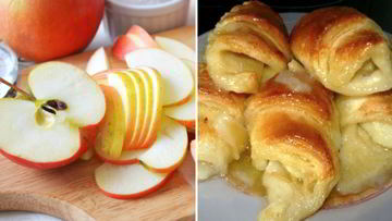 Рецепт Слоек с яблоками