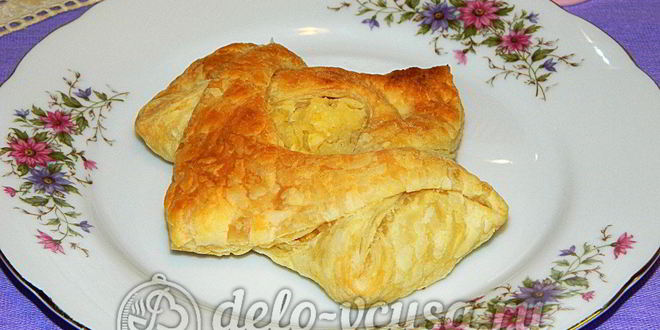 Рецепт слоек с яйцом и рисом