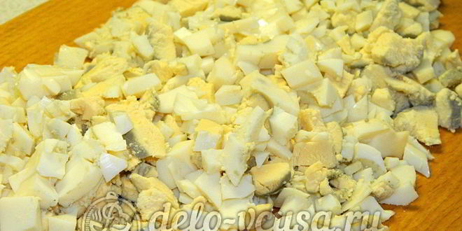 Рецепт слоек с яйцом и рисом