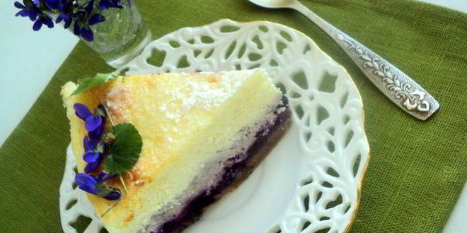 Рецепт сырника с черникой фиалки