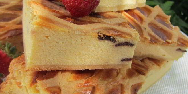 Рецепт сырника с песочным тестом солнышко