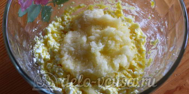 Рецепт сырников из творога с яблоками