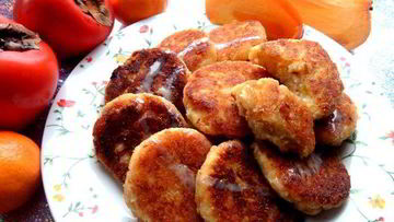 Рецепт Сырников с хурмой