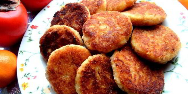 Рецепт сырников с хурмой