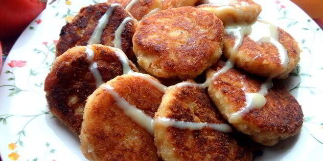 Рецепт сырников с хурмой