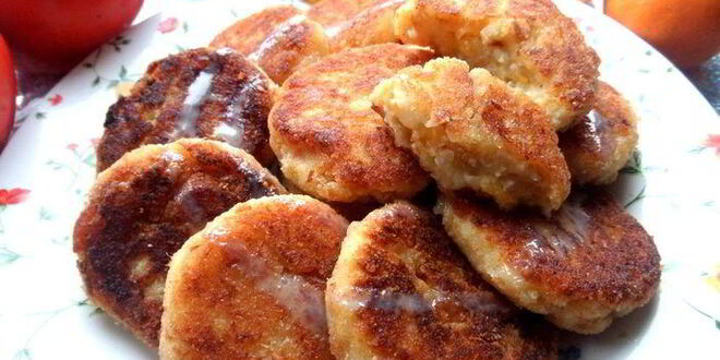 Рецепт сырников с хурмой