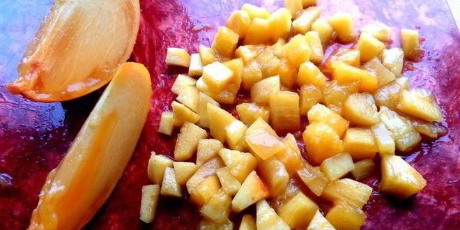 Рецепт сырников с хурмой