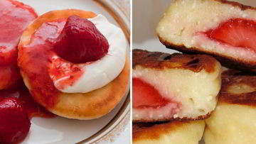 Рецепт Сырников с клубникой