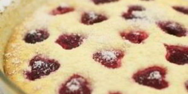 Рецепт творожника с малиной