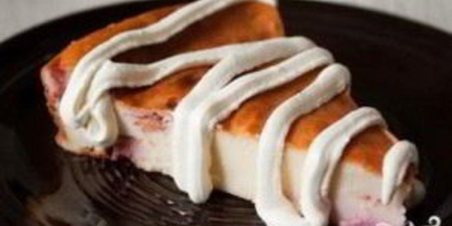 Рецепт творожника с вишней