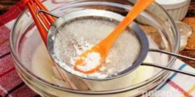 Рецепт бездрожжевого теста для пирогов