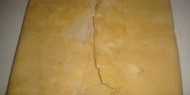 Рецепт слоеного теста наоборот