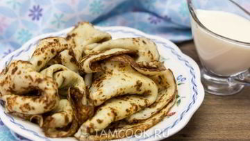 Рецепт Теста для блинов на кефире