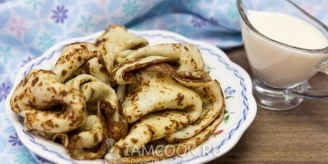 Рецепт теста для блинов на кефире