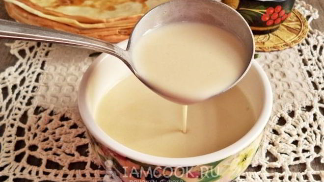 Рецепт Теста для блинов на молоке