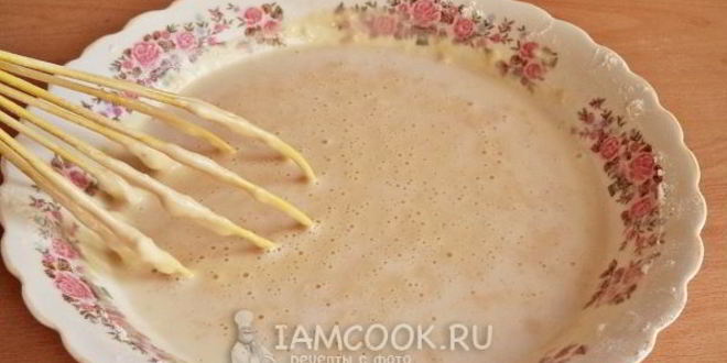 Рецепт теста для блинов на молоке