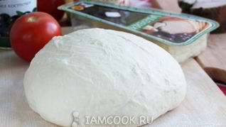 Рецепт Тонкого дрожжевого теста для пиццы