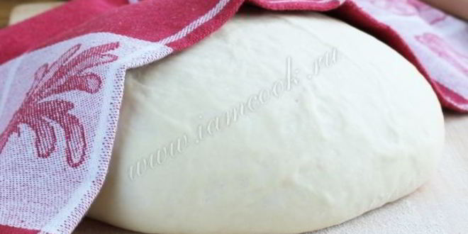 Рецепт тонкого дрожжевого теста для пиццы