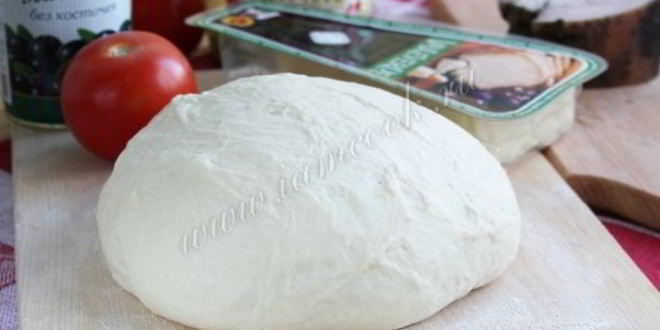 Рецепт тонкого дрожжевого теста для пиццы