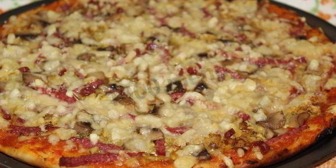 Рецепт тонкого теста и соус для итальянской пиццы