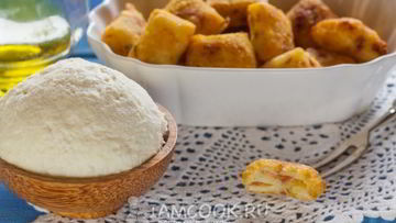 Рецепт Творожного теста для жарки