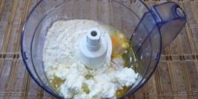 Рецепт творожного теста с фаршем