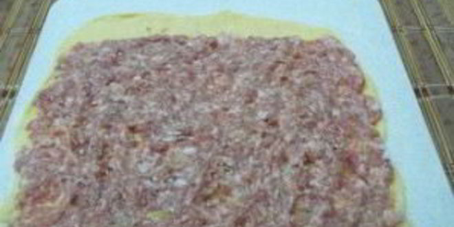 Рецепт творожного теста с фаршем