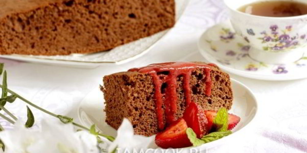 Как приготовить бисквит с шоколадной пастой