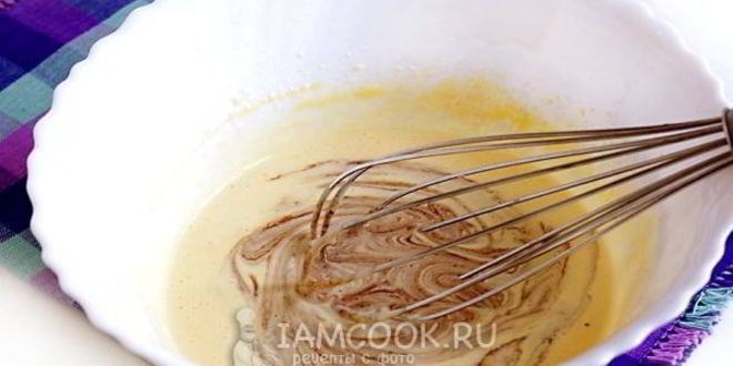 Рецепт бисквита с шоколадной пастой