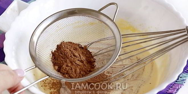 Рецепт бисквита с шоколадной пастой