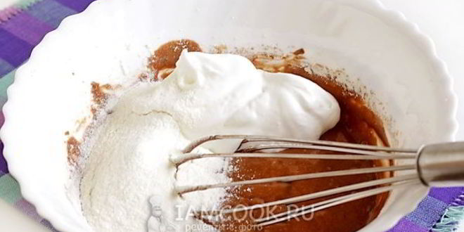 Рецепт бисквита с шоколадной пастой