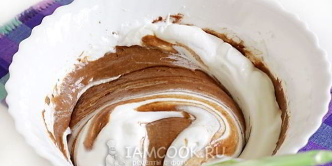 Рецепт бисквита с шоколадной пастой