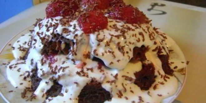 Рецепт бисквитного торта минутка