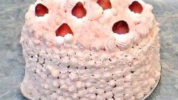 Рецепт Бисквитного торта мокрое безе