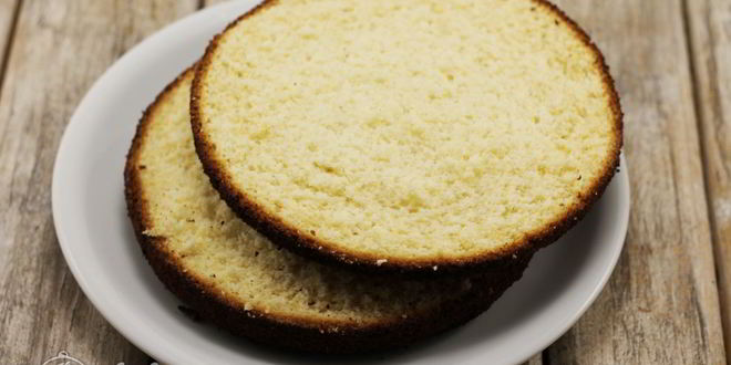 Рецепт бисквитного торта с малиной