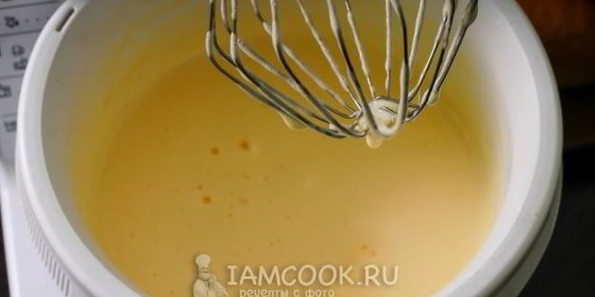 Рецепт бисквитного торта в мультиварке